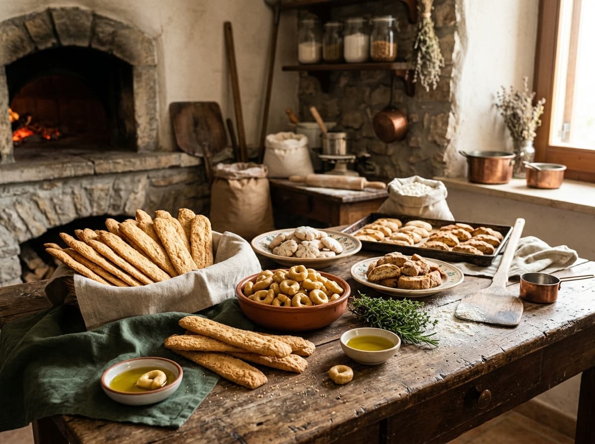Panificio e Biscottificio Cabri — Taralli, lingue di grano, frese, pane e dolci della tradizione