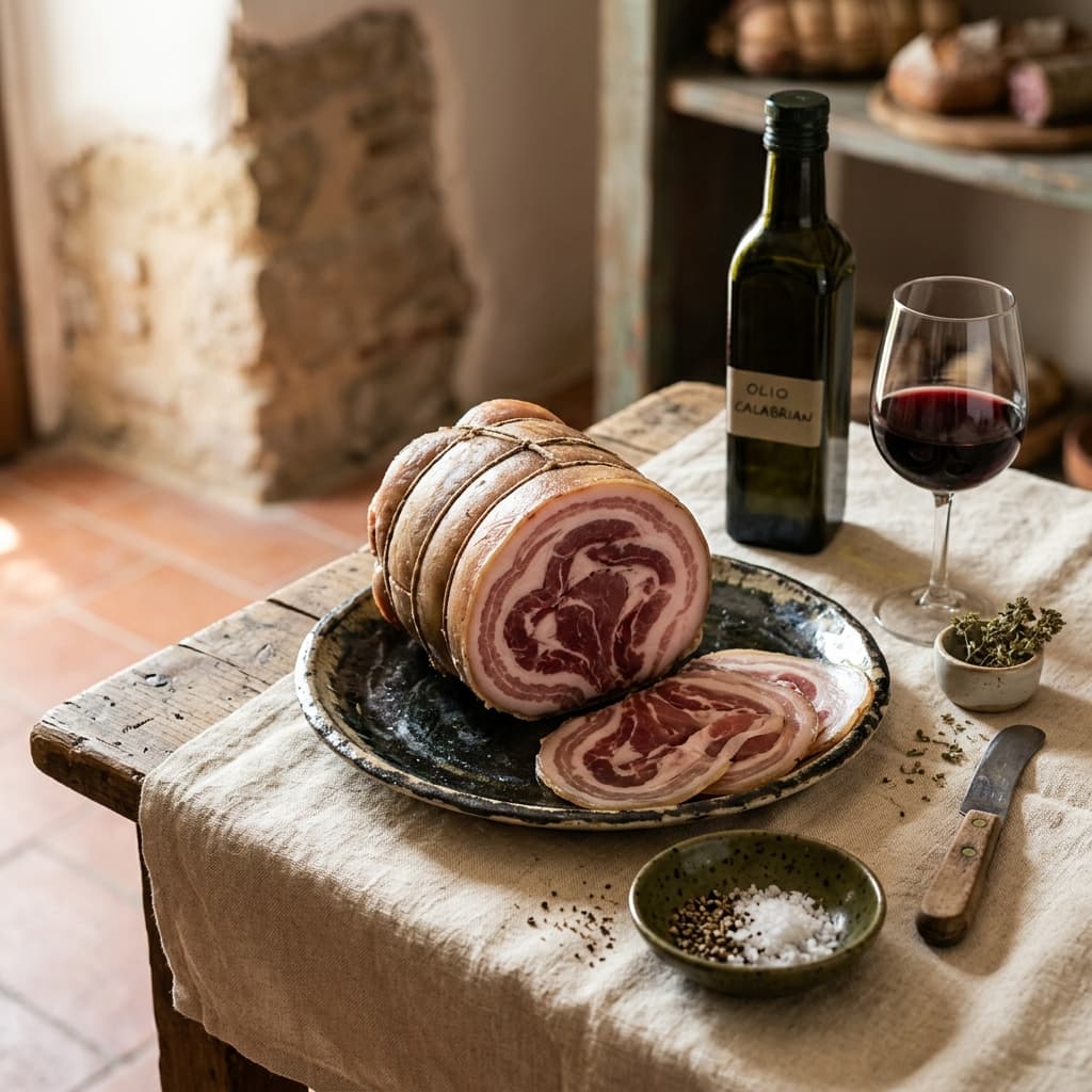 Pancetta arrotolata Coinas